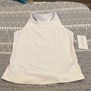 Athleta Women's Trabscend Racerback White Tank Top Medium NWT